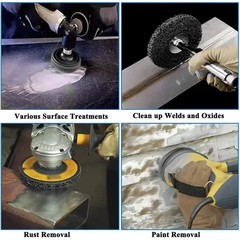 Polishing Wheel For Angle Grinder Sheet Metal Stainless Steel Derusting And Paint Removal Nylon Composite Abrasive Tool