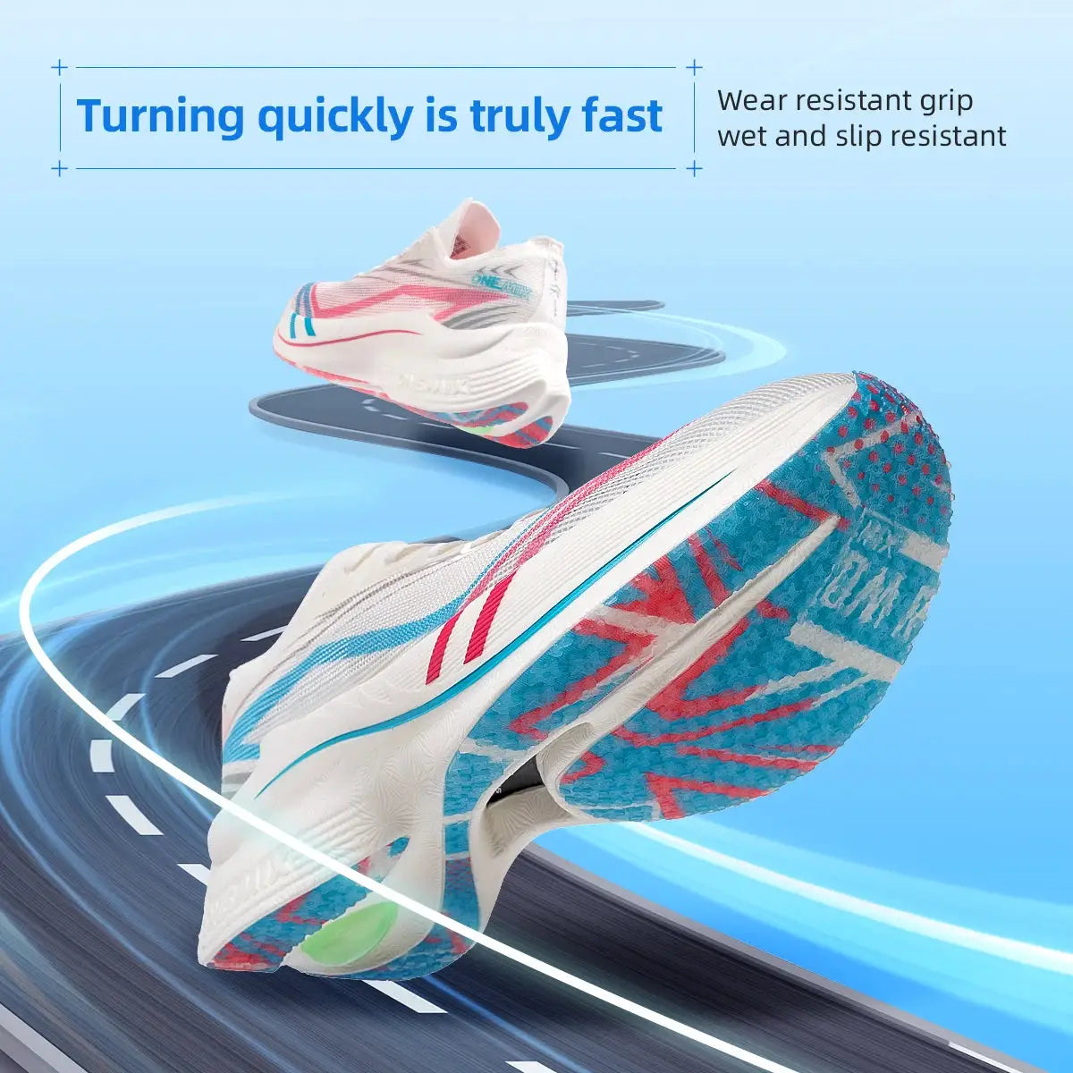 Onemix 2026 Tupo Carbon Plate Marathon Running Shoes Ultralight Shock Absorbing With Stable Support And Bounce