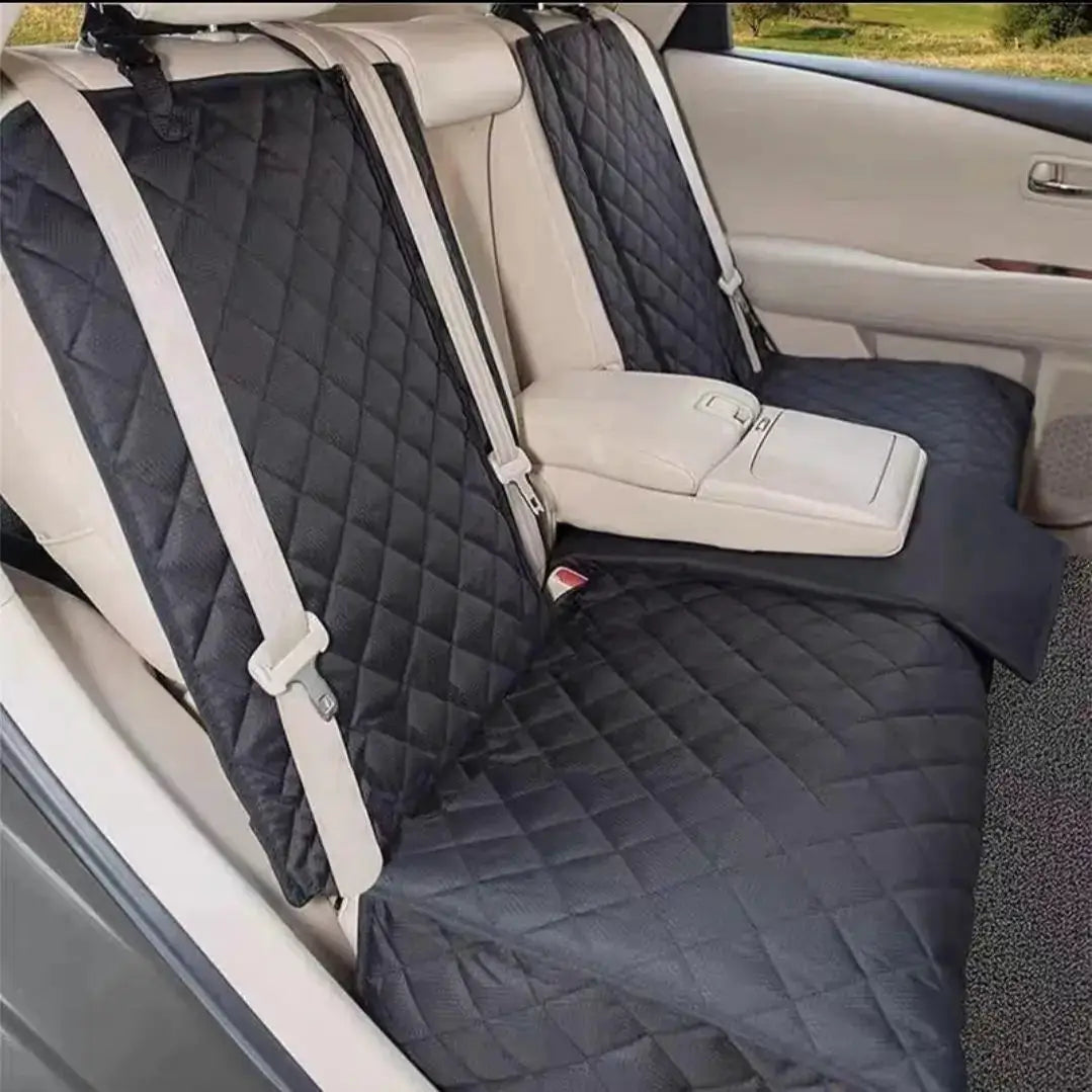 Dog Car Seat Cover Waterproof Travel Protector With Middle Seat Armrest For Dogs