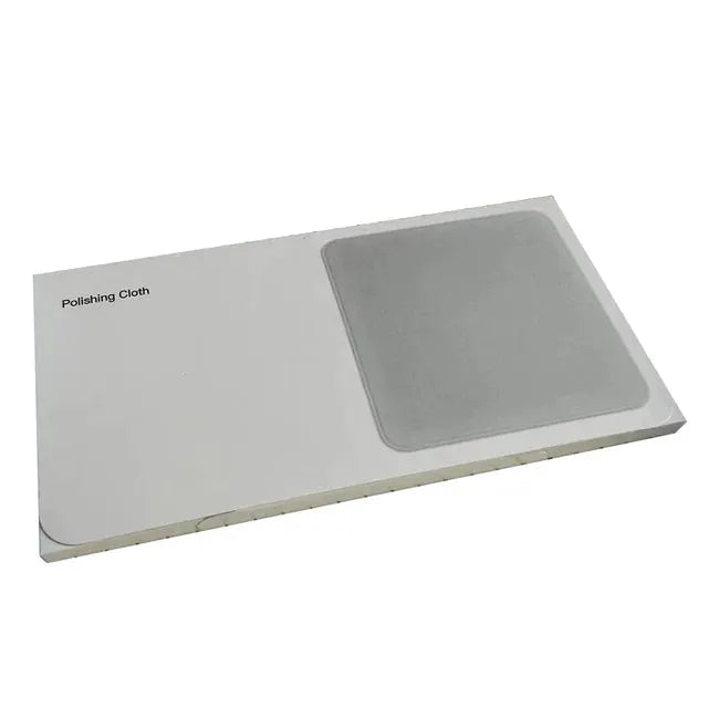 Polishing cloth gray microfiber by Simples Market for Apple devices