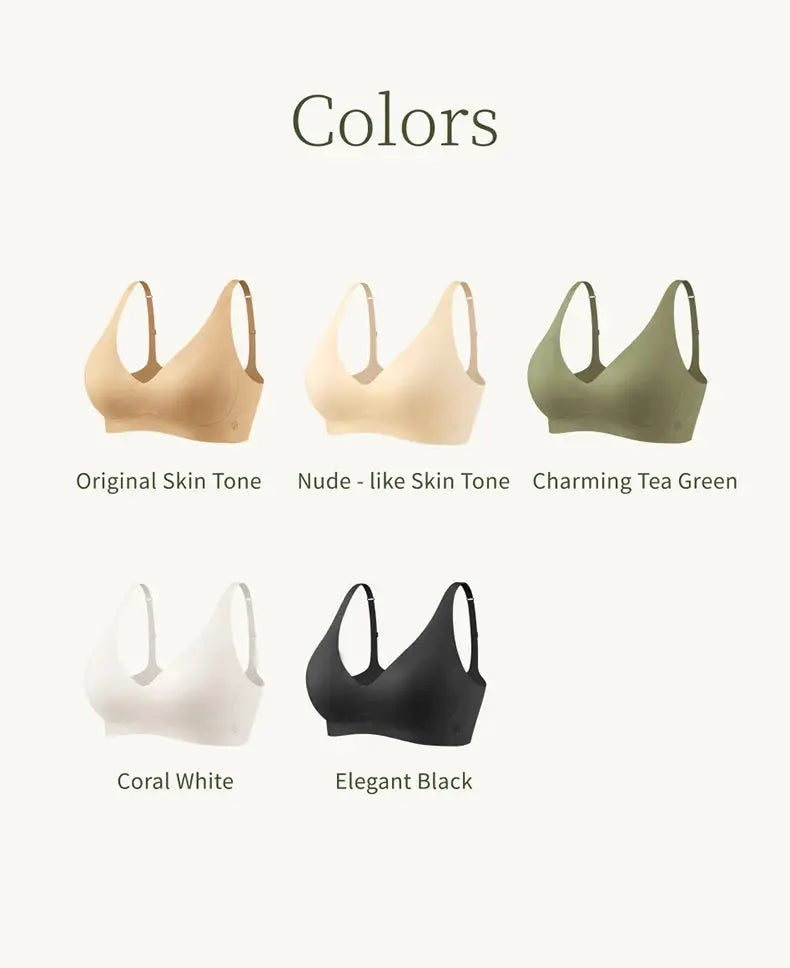 Simples Market SUJIIN seamless wireless bra set, 5-color assortment