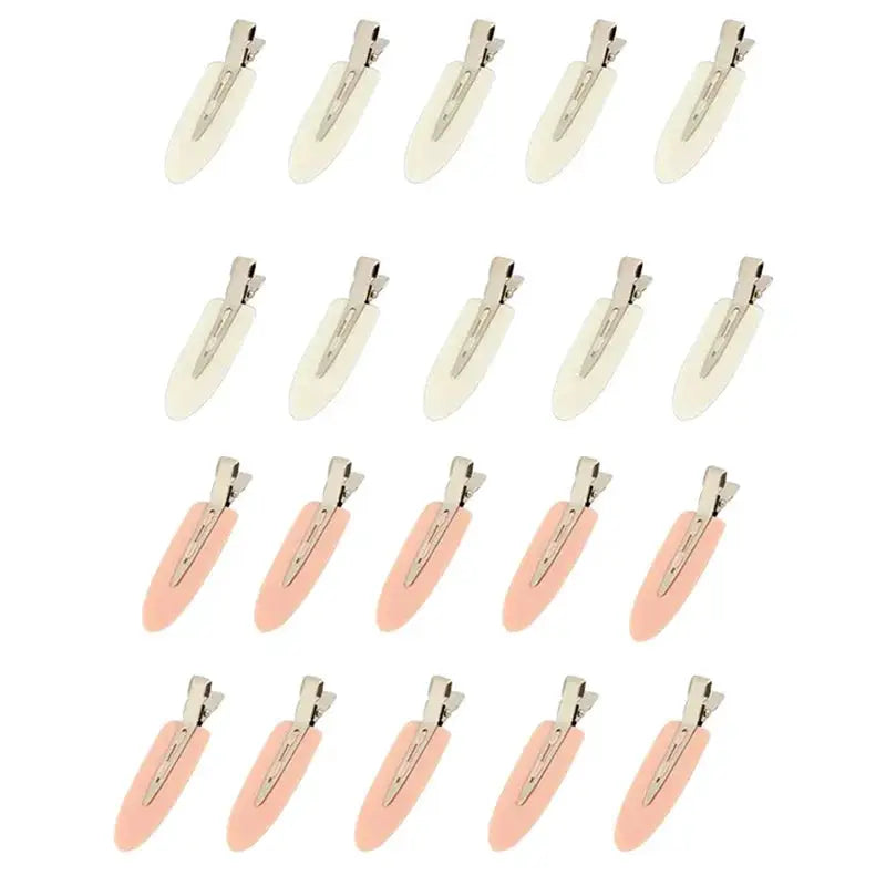 GlowStyle No Crease Hair Clips 10 Piece Set For Women And Girls Secure Hold Without Bending
