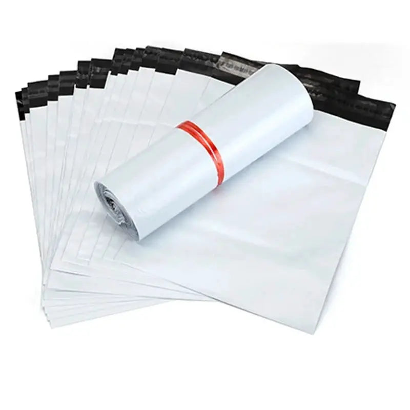 INPLUSTOP Poly Shipping Bags Opaque White PE Express Envelopes Self Adhesive Seal Courier Mailing Bags