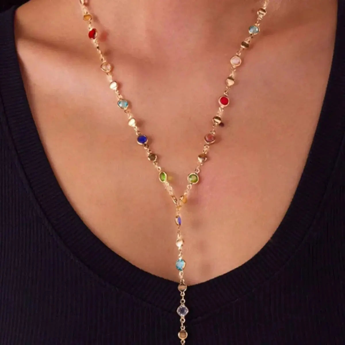 Womens Geometric Necklace Trendy Copper Alloy Jewelry For Date Night Party Festival Gift