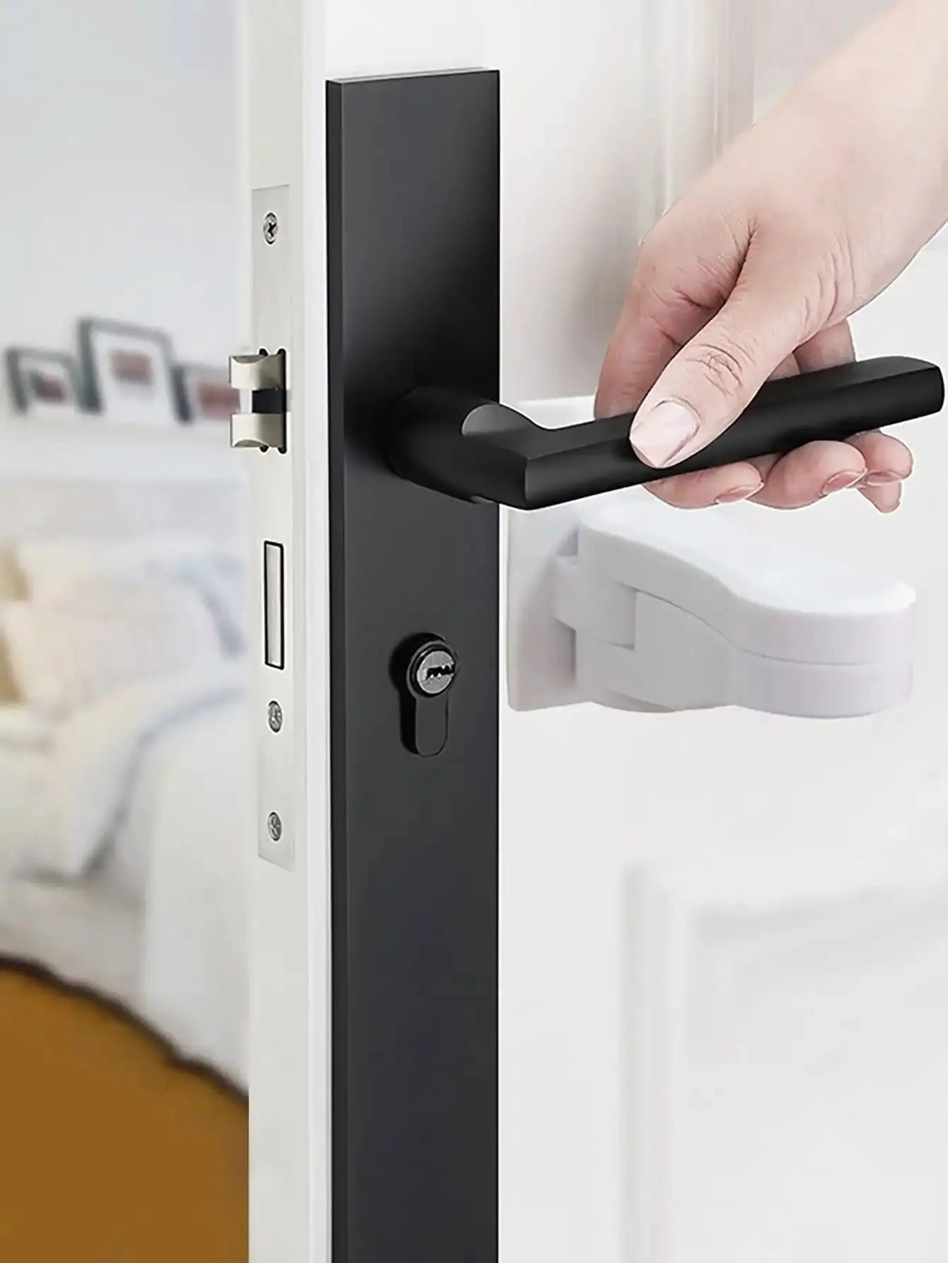 Multi Function Door Handle Lock Child Safety Lock For Cabinets And Drawers Babyproof Home