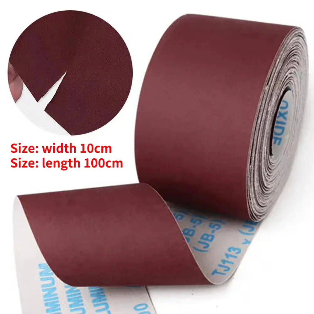 Emery Cloth Sanding Roll 80 To 800 Grit Sandpaper Sheets For Wood Metal Polishing And Finishing