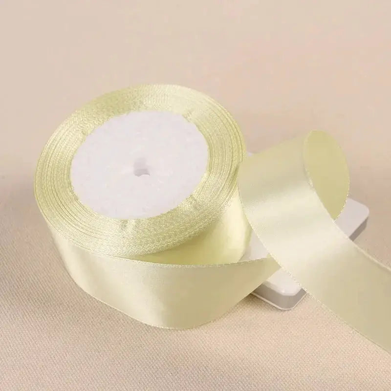 22 Meters Satin Ribbon Assorted Colors 6mm Wide 100 Percent Polyester Gift Wrap Craft Bow