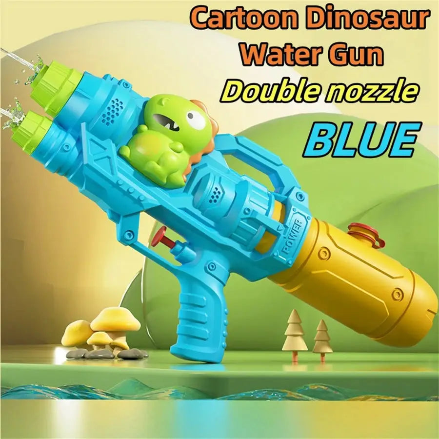 Dinosaurs Ducks Sharks Twin Sprinklers Water Gun Toys For Epic Water Fights At Beach Parties And Family Gatherings