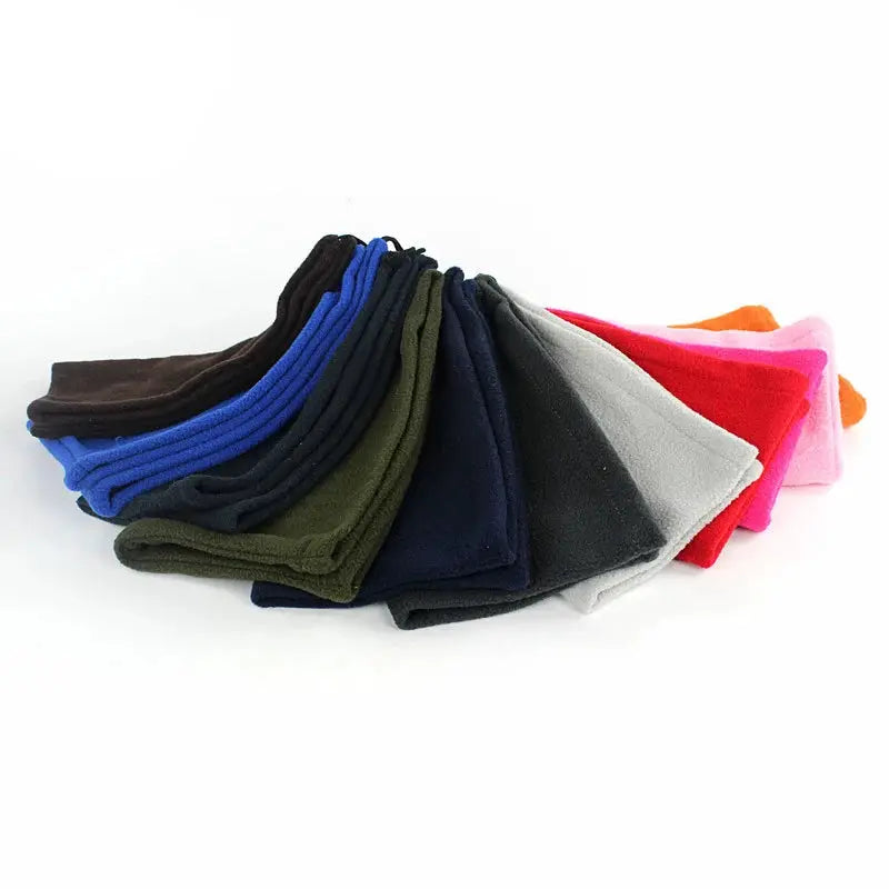 PolarFlex Arctic Fleece Neck Tube Scarf Adjustable Warm Lightweight Winter Ear Warmer For Outdoor Sports
