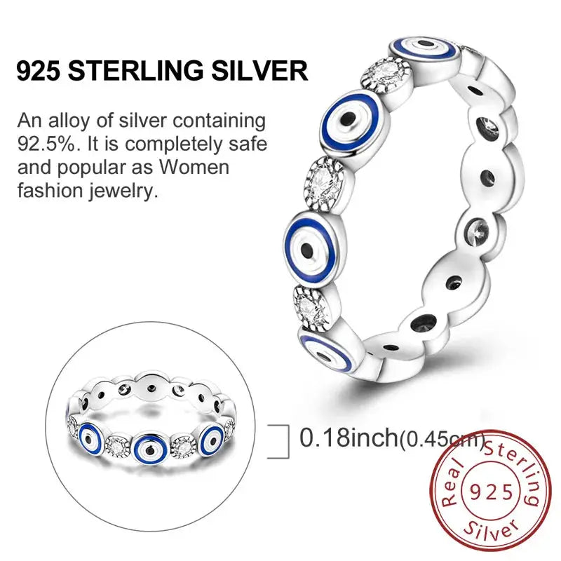 925 Sterling Silver Rings Bow Heart Star Sun Moon Zircon For Women Jewelry Birthday Anniversary Gifts