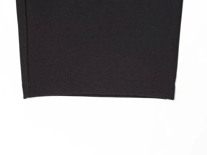 Simples Market ETJ 2025 women's slim black casual trousers