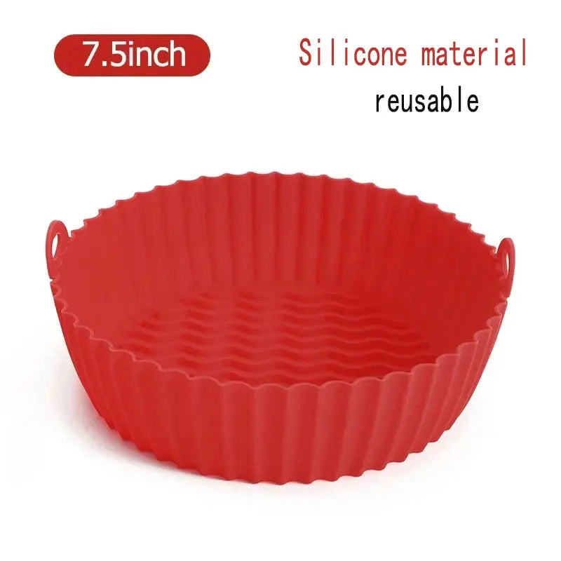 50 Pack Air Fryer Disposable Nonstick Round Parchment Paper Liners For Easy Cleanup
