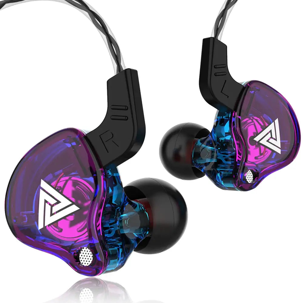 Original QKZ AK6 In Ear Earphones With Six Dynamic Drivers HiFi Stereo Audio And Deep Subwoofer Bass