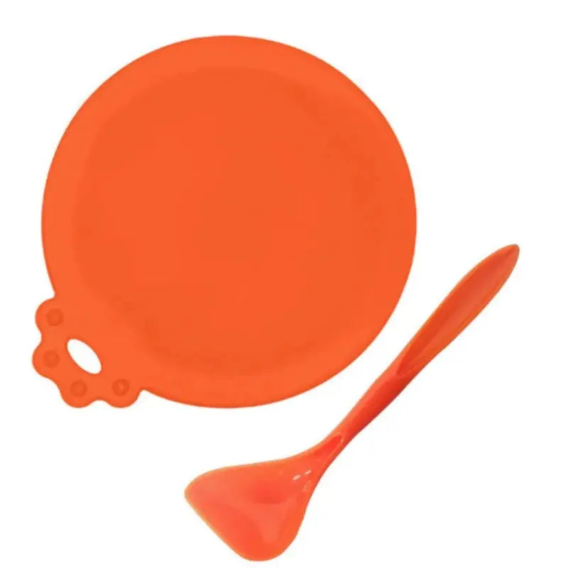 2 Pack Reusable Silicone Pet Food Can Covers for Dogs and Cats Universal Fit Airtight Tin Lid Seal with Spoon