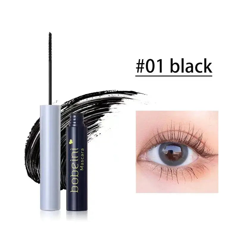 Silk Fiber Curling Mascara With Ultra Fine Brush For Precision Lengthening And Volumizing Waterproof Smudge Proof