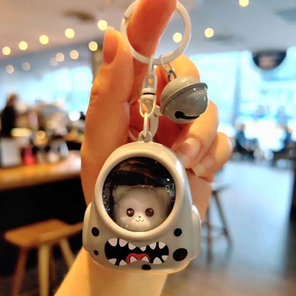 Yupsk Cute Glowing Night Light Astronaut Cat Keychains Kawaii Bag Charm Pendants Creative Accessories Gift Wholesale - Simples Market