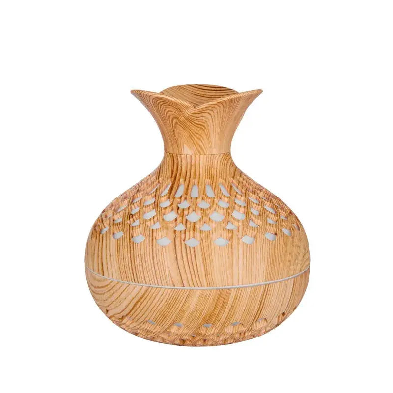 Homefish 300ml USB Air Humidifier Mini Desktop Humidifier Hollow Vase Shape With Colorful Night Lights