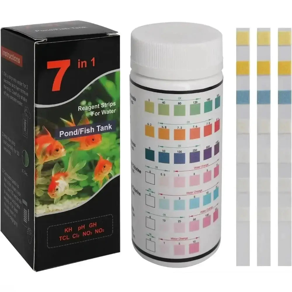 16 In 1 Aquarium Test Strips For Freshwater Aquariums Pools And Ponds pH Water Quality Kit For Fish Tanks