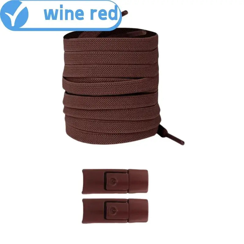 Elastic No Tie Shoelaces Press Lock For Sneakers 8mm Widened Flat Laces For Kids And Adults