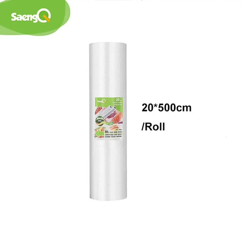SaengQ Vacuum Sealer Bags Rolls 12 15 20 25 30 CM BPA Free Multi Layer