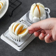 ChefPro Multifunctional Egg Cutter 2 In 1 With Durable PP Base And Stainless Steel Wire For Even Slices