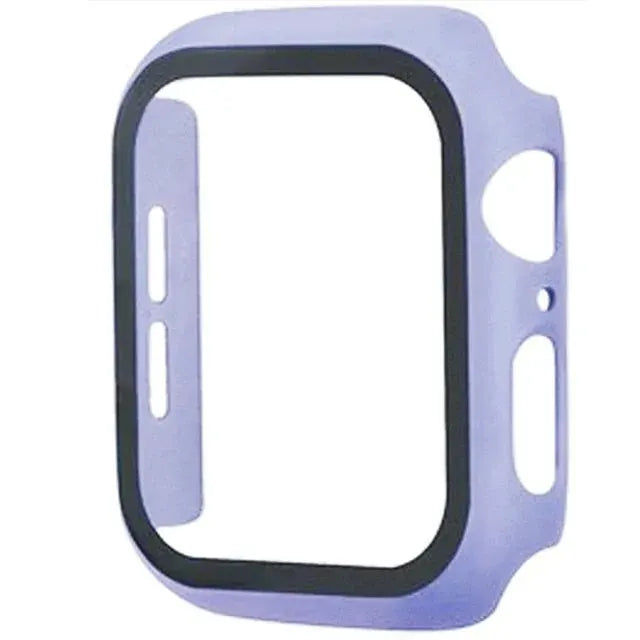 Glass+Cover For Apple Watch case 44mm 40mm 41 42 45 mm 49mm 46mm Screen Protector iWatch series Ultra 10 9 8 7 6 SE 5 Accessorie