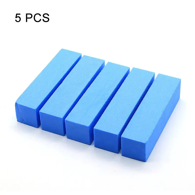 ElegantNail Pink Four Sided Cushioned Nail Buffer For Shaping Smoothing And Polishing Natural And Acrylic Nails