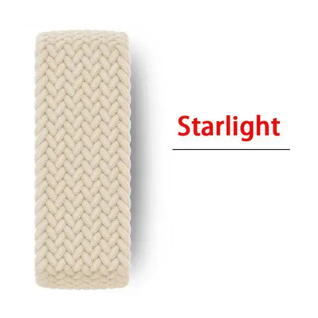 Apple Watch braided band Starlight color by Simples Market