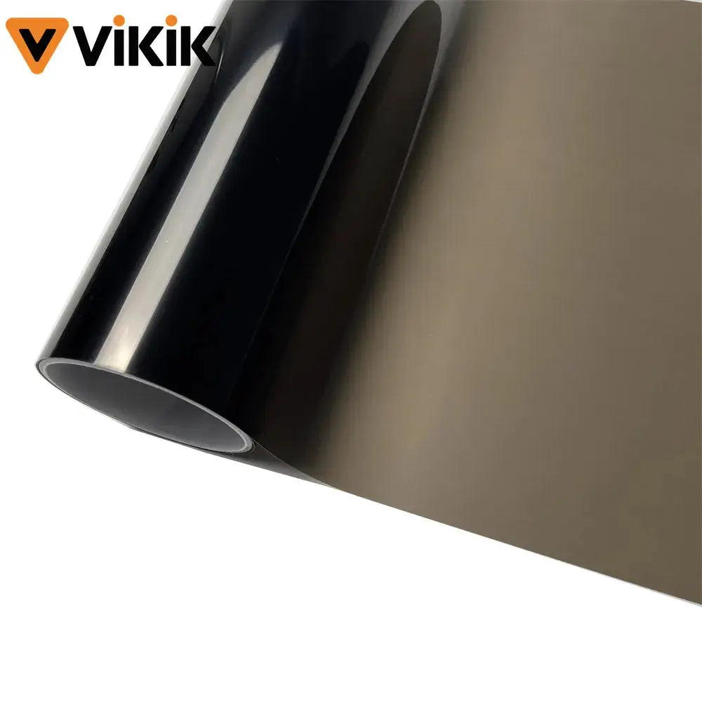 PVC film wrap roll by ViKiK; transparent light-tint headlight/taillight film for car and motorcycle, waterproof.