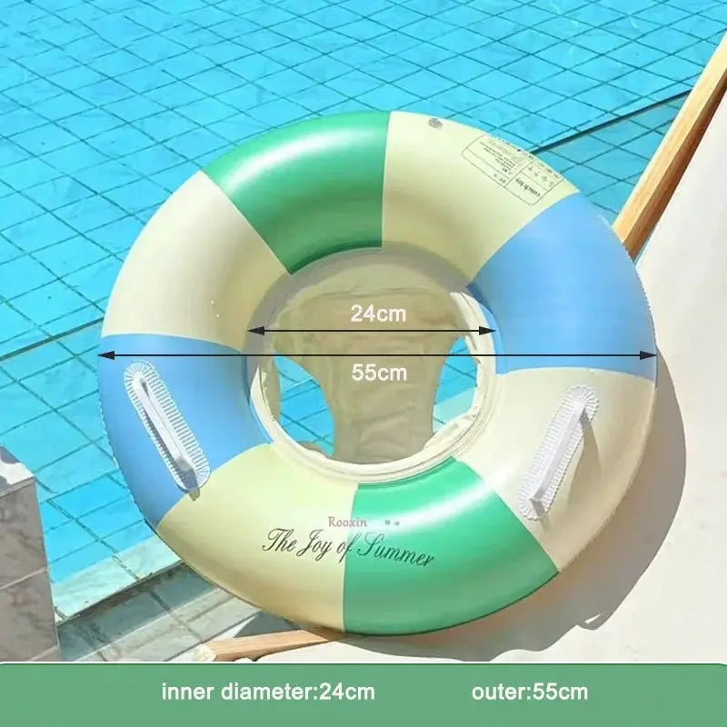 Outdoor Sport Inflatable Swimming Ring PVC Pool Float Seat For Adults 14 And Up Great