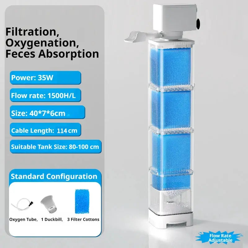 Aquarium Filter Pump Submersible Silent Fish Tank Water Pump For Aeration And Circulation 220V Wave Maker