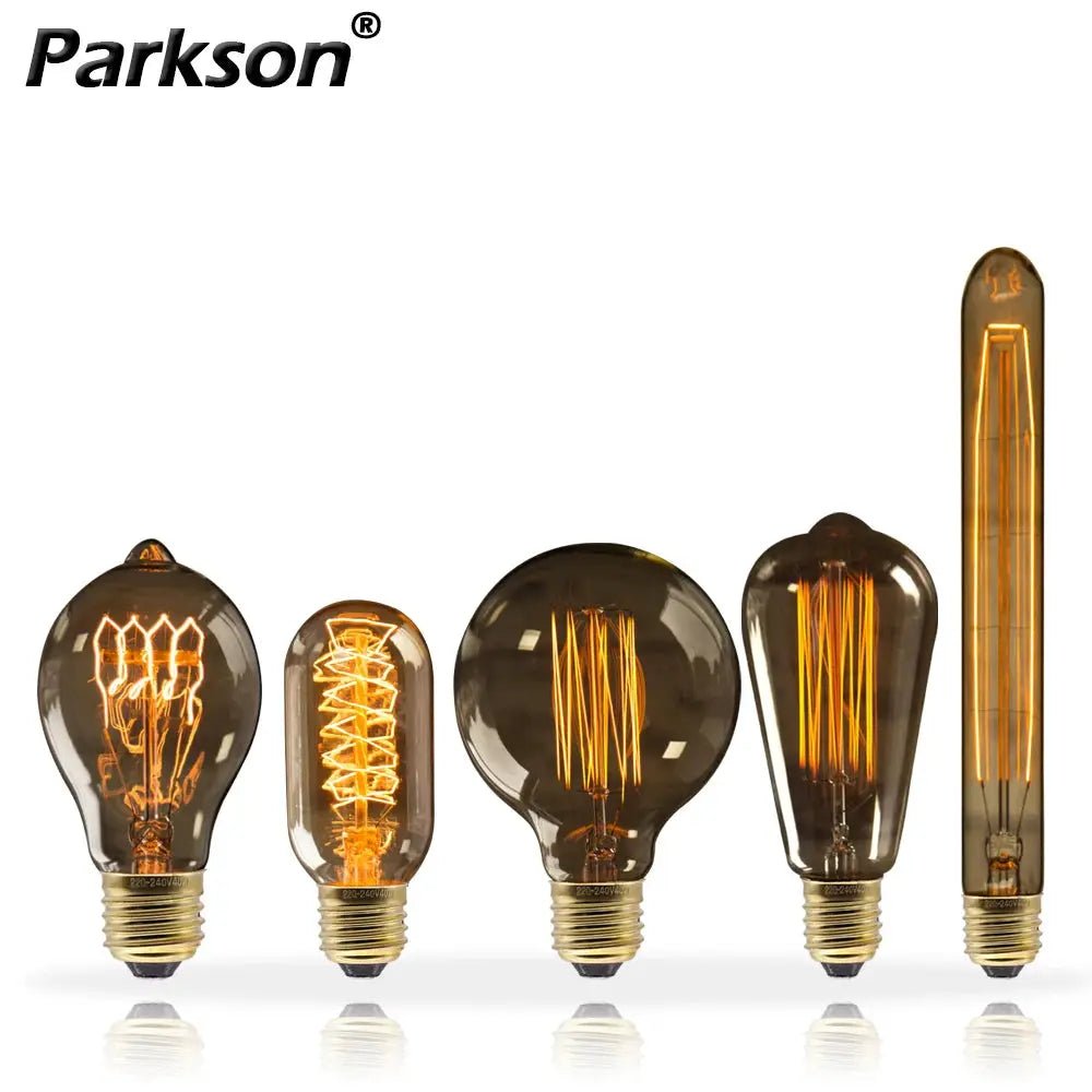 Retro Edison Bulb E27 40W 220V 110V Vintage Filament Lamp For Home Decor Loft Bedroom Industrial Style - Simples Market