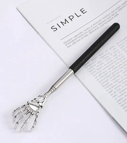 Stainless Steel Telescopic Back Scratcher Massager Extendable Itch Relief For Relaxation And Health