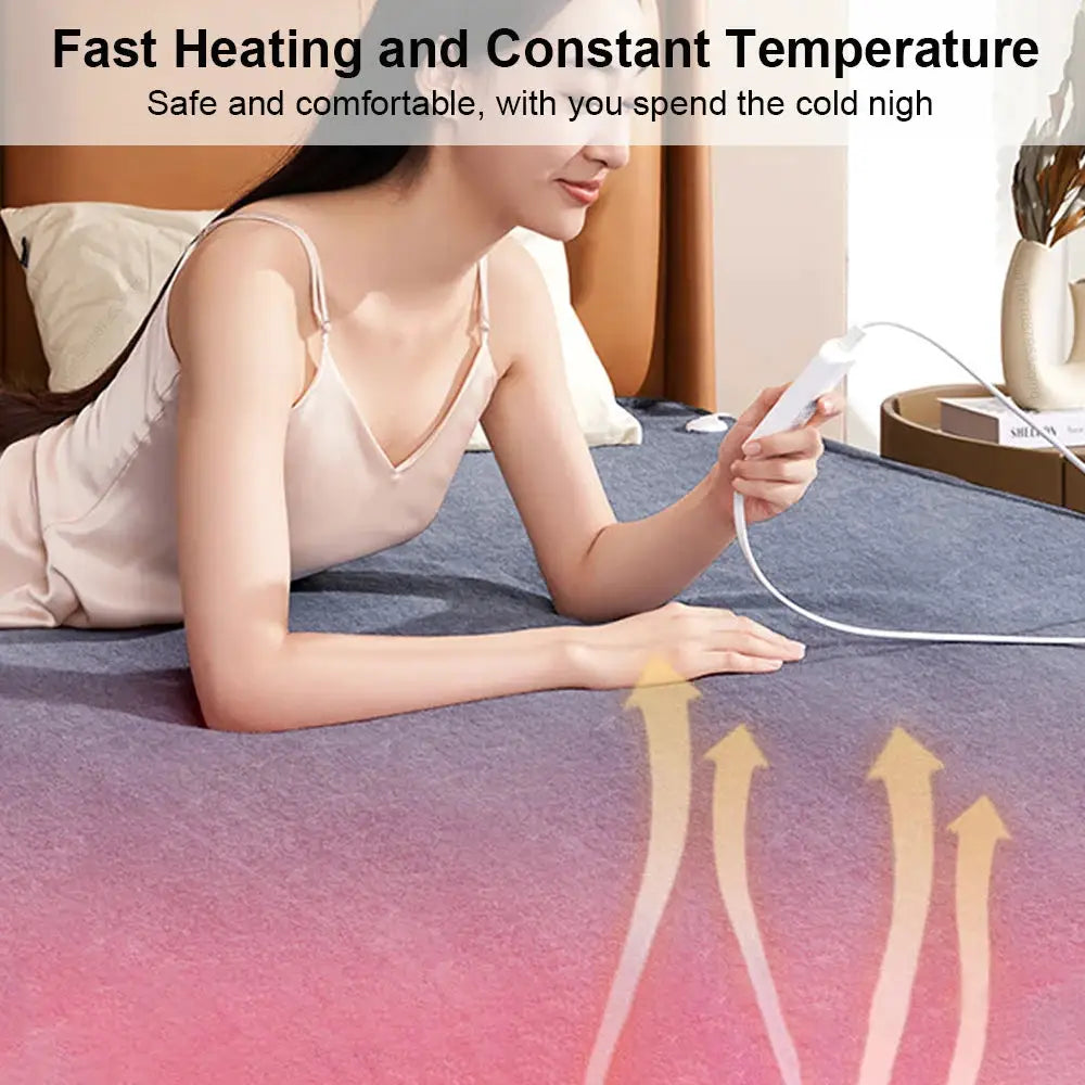 Raugee Electric Blanket 220V Thicker With Automatic Thermostat Heating Blanket For Body Warmer And Room Use