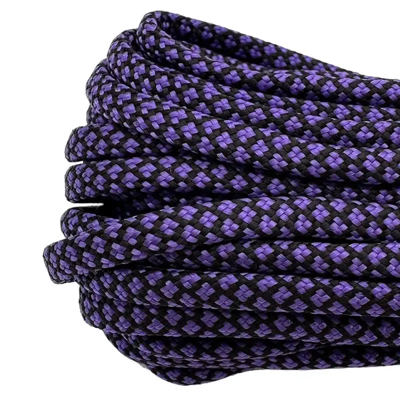 Paracord 4mm coil by Simples Market, purple and black braided outdoor camping rope for hiking