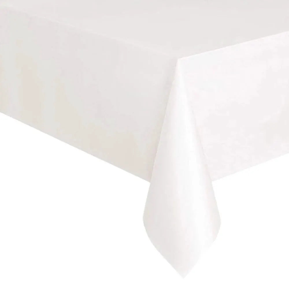 Plastic Disposable Table Cover 137x183cm Waterproof Rectangle For Birthday Parties Weddings Christmas New Year Events