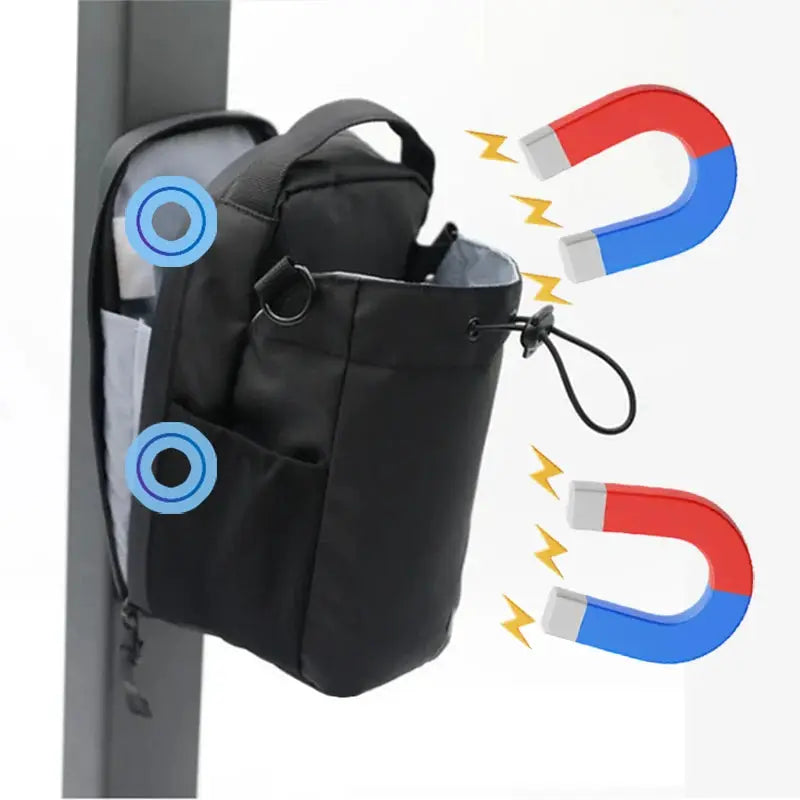 Magnetic Gym Bag With Phone Pocket And Water Bottle Pouch Organizer