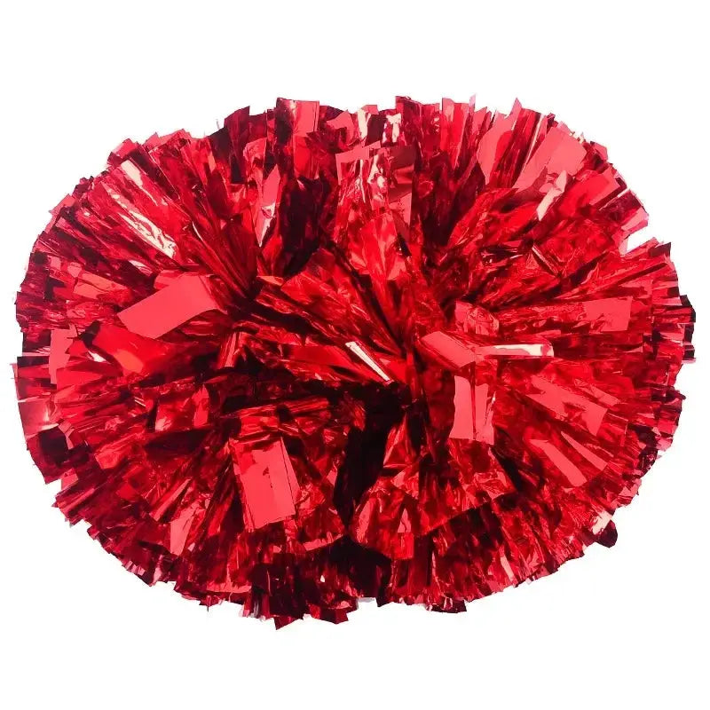 Large Cheerleading Pom Poms With Handle Cheer Balls Big Gold Silver Red Yellow Blue For Women And Kids Accessories
