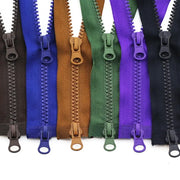 90cm Size 5 Resin Zipper Double Slider Two Way Open End For Jackets Durable High Quality Long Zips