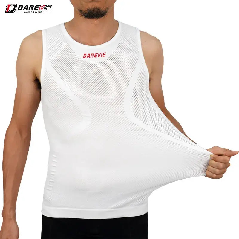 DAREVIE Cycling First Layer Seamless Compression Base Layer Shirt For Men And Women Moisture Wicking Undershirt