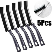 Simples Market 5Pcs grout cleaning brushes for joints with black hard bristles and gray handles