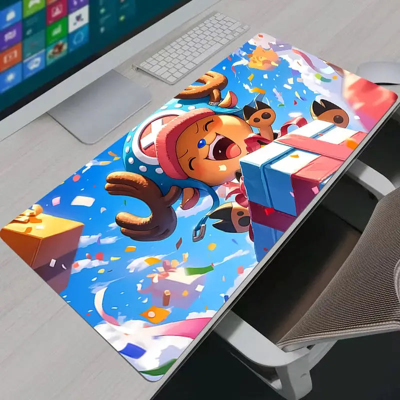Large One Piece Tony Tony Chopper Desk Mat For Gaming And Office Computer Setup Protective Desk Pad