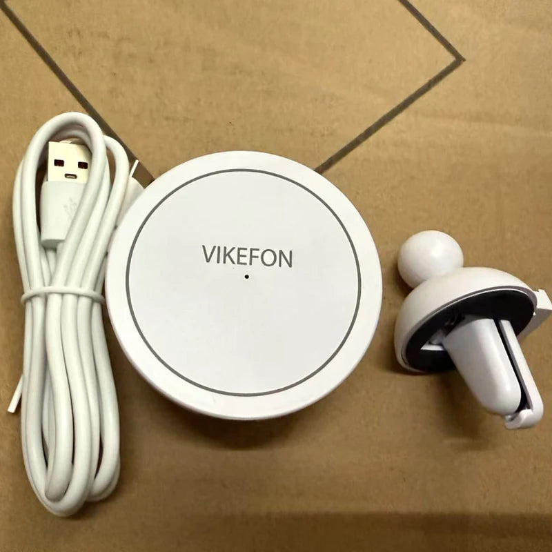VIKEFON Magnetic Car Wireless Charger For iPhone 12 13 14 15 Pro Max