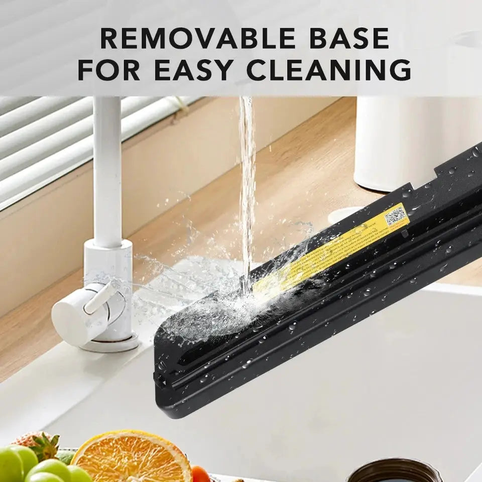Electric Vacuum Sealer For Food Storage Dry And Wet Sealing With Touch Button Built In Cutter For Kitchen
