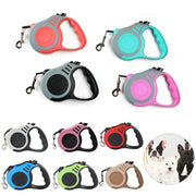 Simples Market retractable dog leash, nylon, 3m/5m, automatic, assorted color variants for small to large dogs and cats