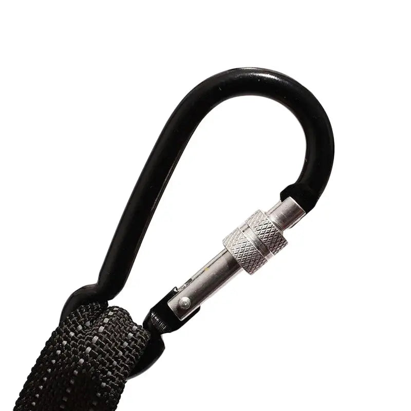 Safety Bungee Tether Tool Lanyard With Carabiner Hook For Climbing And Aerial Work Anti Falling Safety Rope