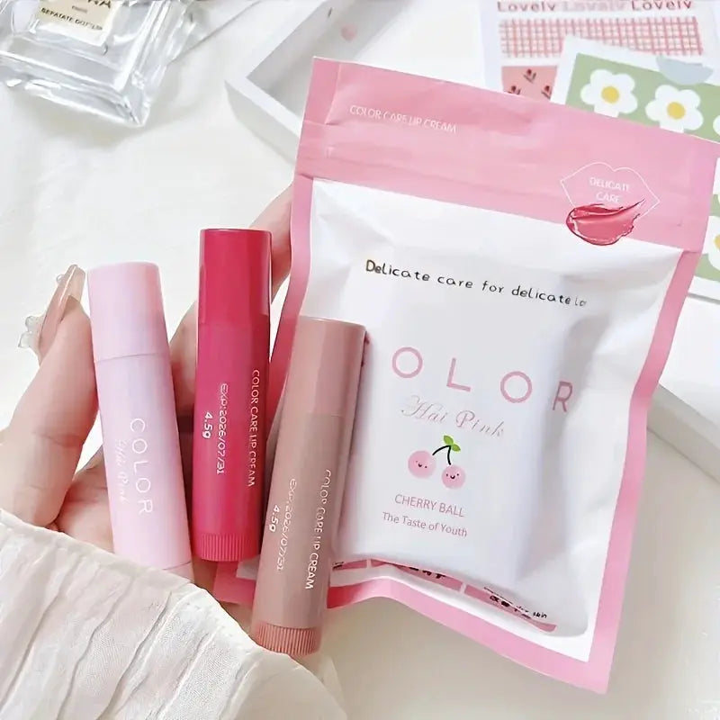 LipLuxe Colored Moisturizing Lip Balm Hydrates Lips Smooths Lip Lines Delivers Rich Color And All Day Comfort
