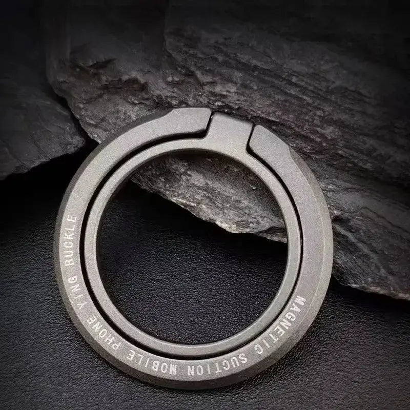 MagSafeGrip Magnetic Phone Ring Holder for iPhone Adjustable Aluminum Ring Bracket for MagSafe Accessories