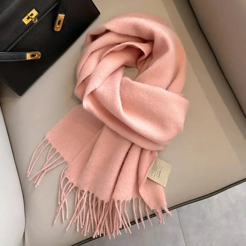 NordicWeave Winter Narrow Wool Scarf 28 Color Options 100 Percent Wool Lightweight Yet Warm Unisex