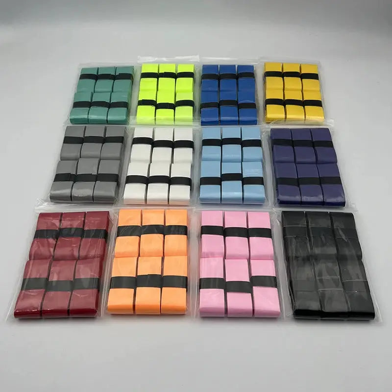 6 Piece Badminton Grip Anti Slip Overgrip Straps For Tennis Racket Sports Grip Pads Shock Absorbing